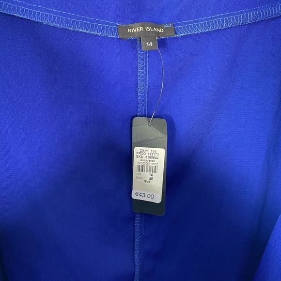 River Island Off-Shoulder Dress Sz 10 - Picture 6 of 10